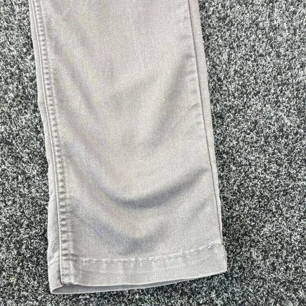 VANS Authentic Chino Men's Slim Tapered Pants Gray 30 Twill Stretch